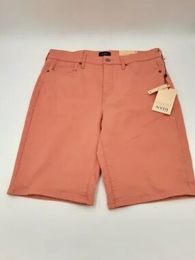 NYDJ Men's Coral Pink Cotton Shorts